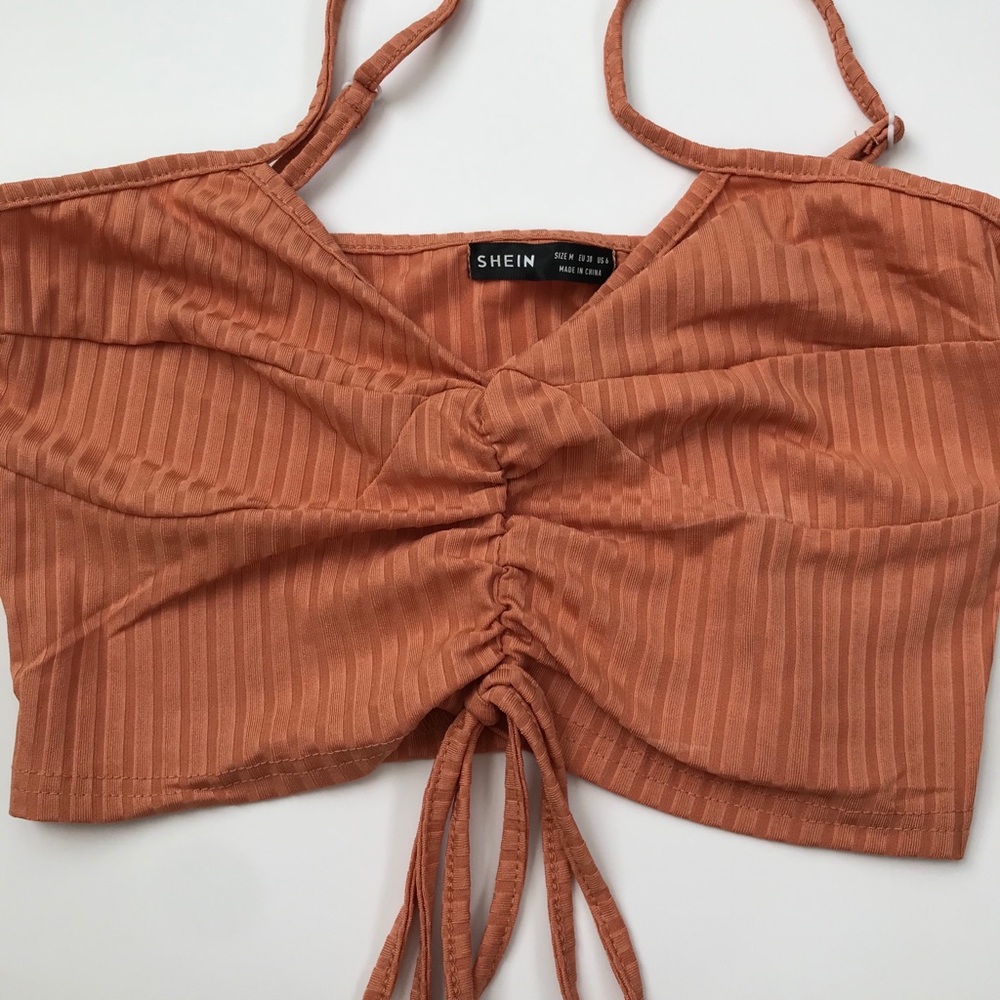 Drawstring Ruched Cami Top